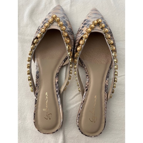 Anthropologie GUILHERMINA EMBELLISHED SLIDES - Picture 2 of 6